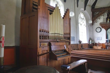 The church's organ