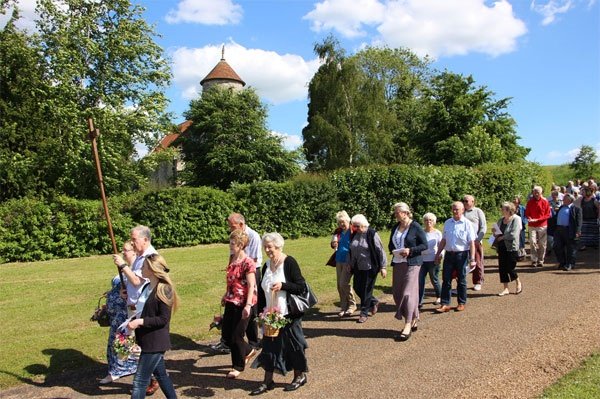 May 2015, St Walstan's Day Procession to the well